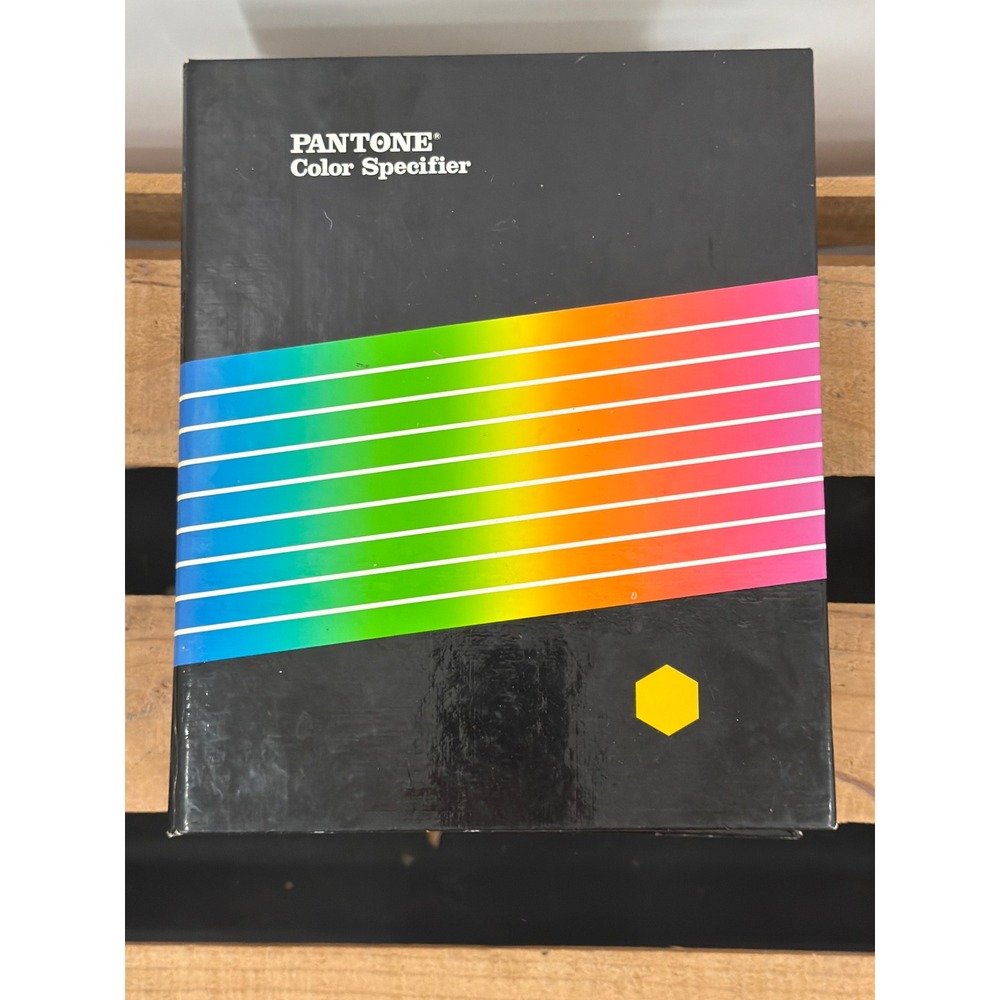 Vtg Pantone Color Specifier 4th Edition 1987 Binder Coated Uncoated Chips AS IS
